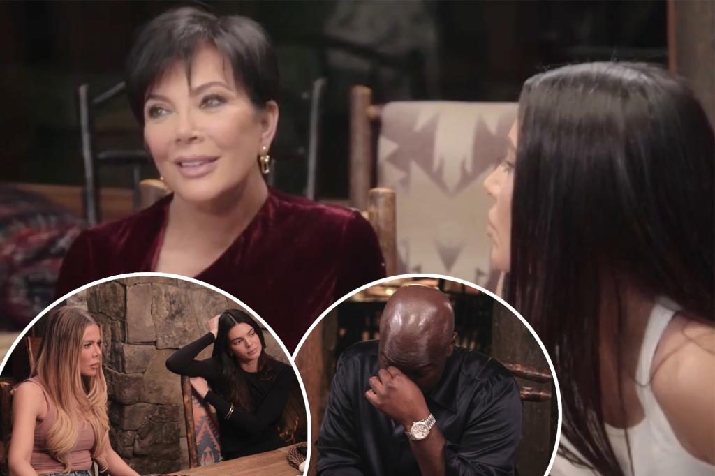Kris Jenner onthult een tumor in haar eierstok in 'The Kardashians'